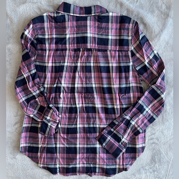 𝅺NWT COMO VINTAGE Plaid Button-Up Shirt M - Picture 4 of 10